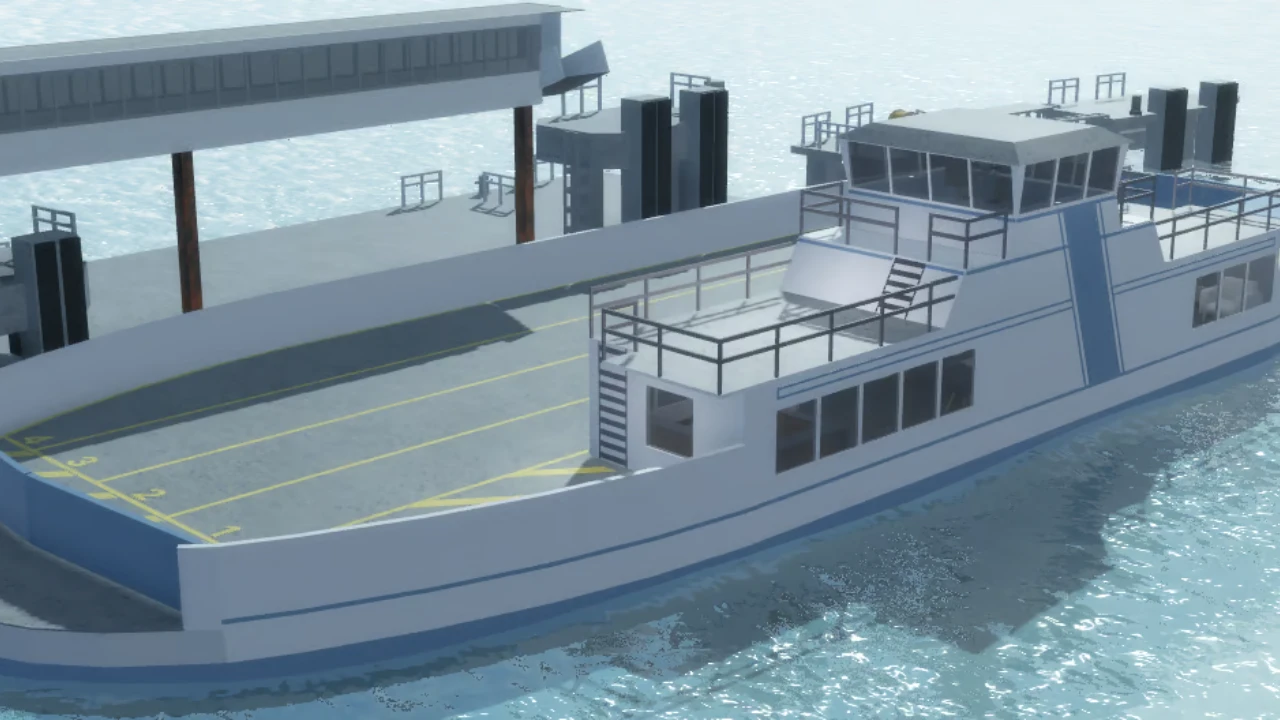 Pelican Car [Ferry] - Roblox Boats