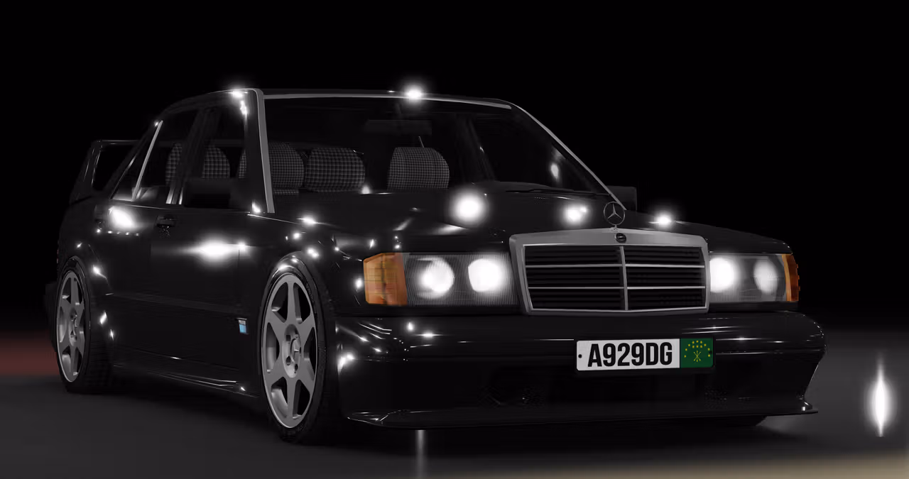 Mercedes 190E 2.5-16 ReAwoken - Roblox Vehicles