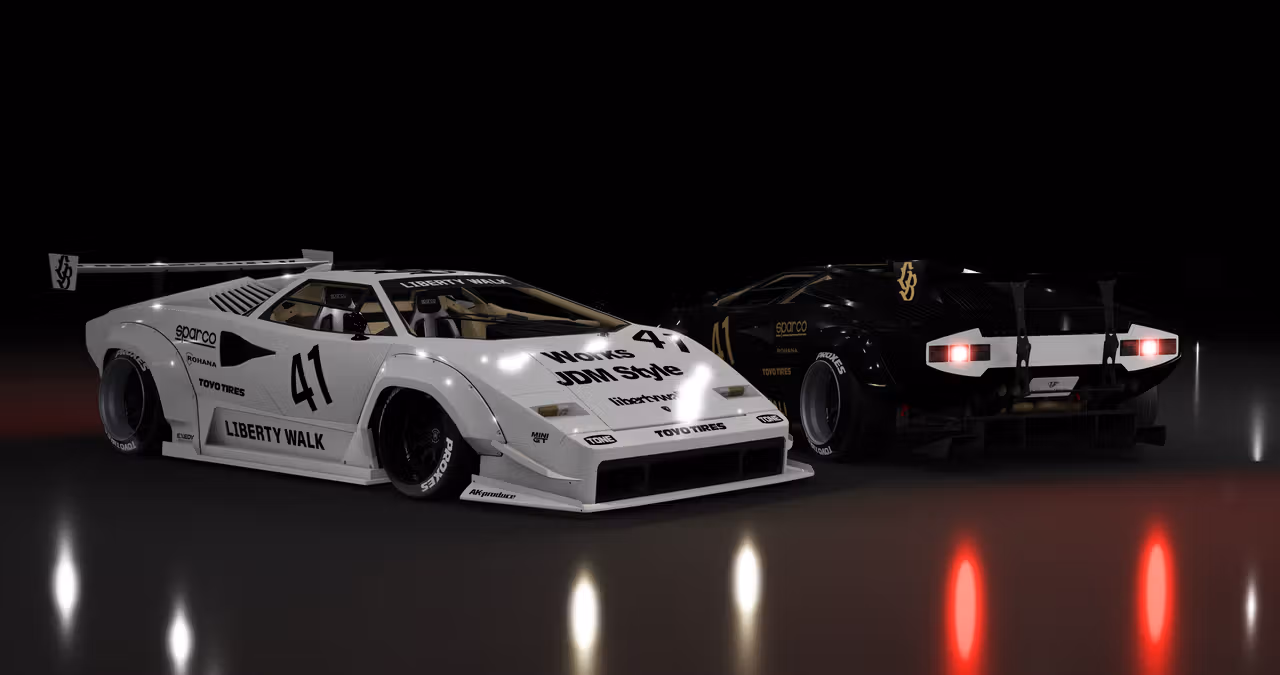1988 Lamborghini LB Countach LP5000 QV - Roblox Vehicles