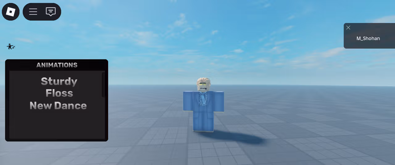 Animations/Emotes Panel - Roblox Scripts