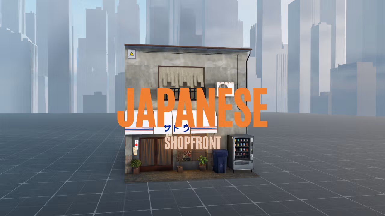 Japanese Shopfront - Roblox Buildings