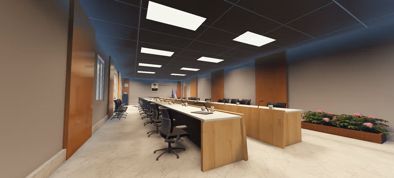 Monaco Government Meeting Room - Roblox Buildings