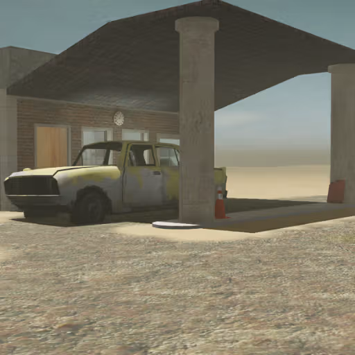 Gas Station Nowhere - Roblox Maps