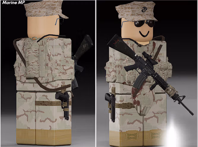 Marine MP Gear - Roblox Kit & Morphs