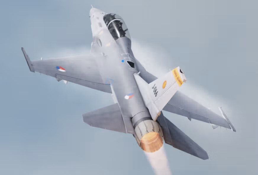 Orange Jumper F16 - Roblox Aircraft