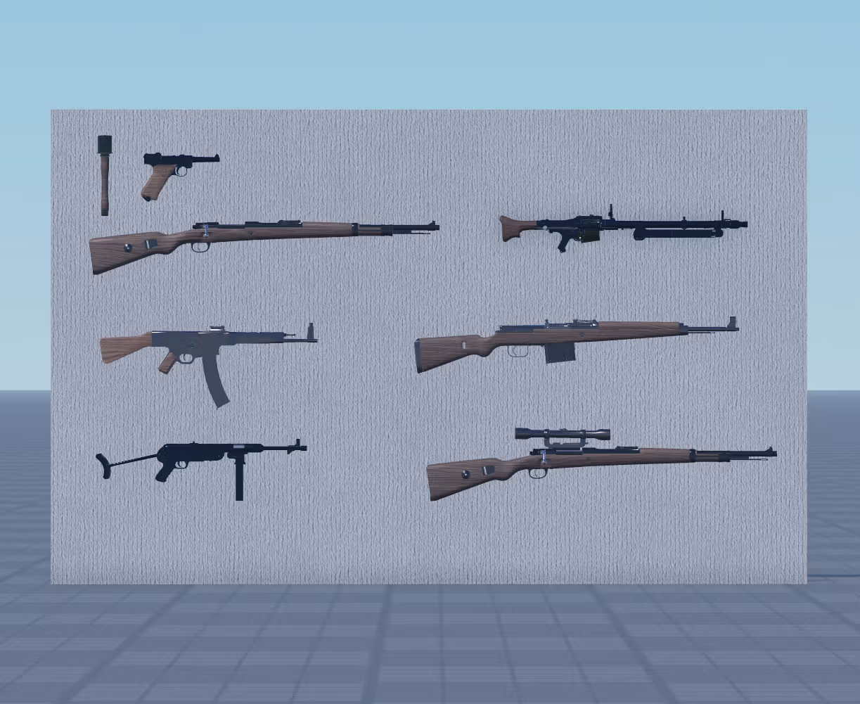 German WW2 Gun Pack - Roblox Models
