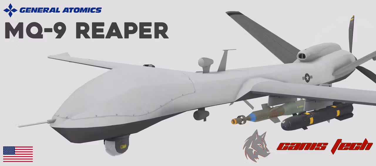 MQ-9 Reaper (Advanced UAV) - Roblox Aircraft