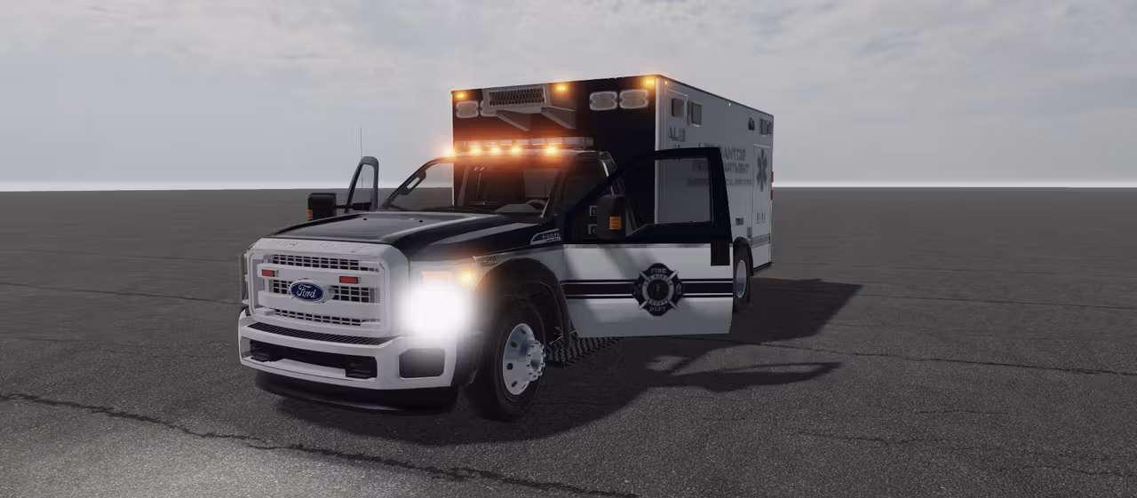 Ford F450 Ambulance - Roblox Vehicles