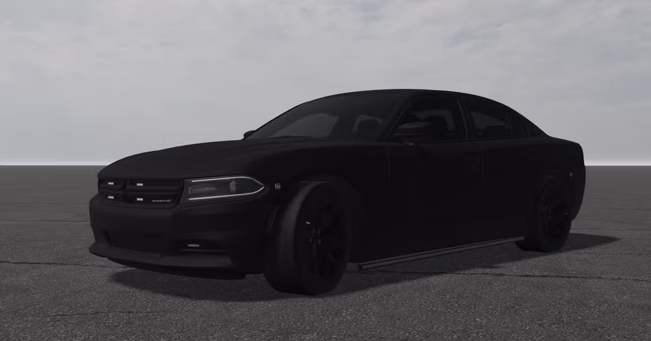 2019 Unmarked Dodge Charger - Roblox Vehicles