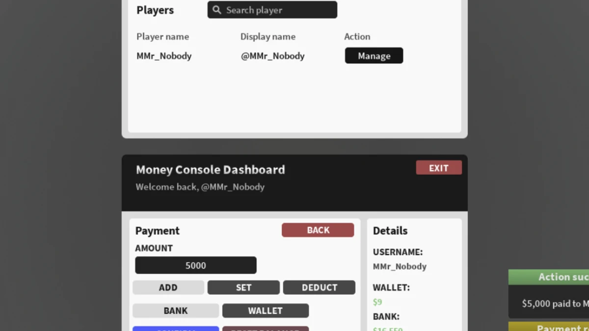 Money Console v3